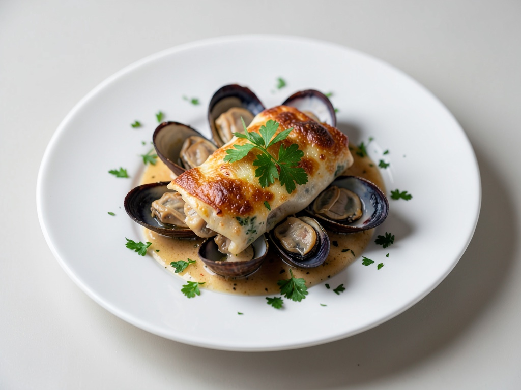 Cozze cotte in carta