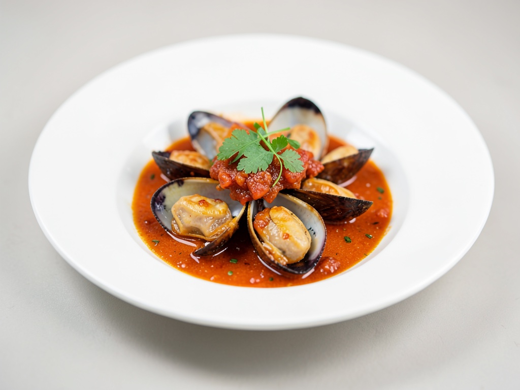Cozze in salsa piccante
