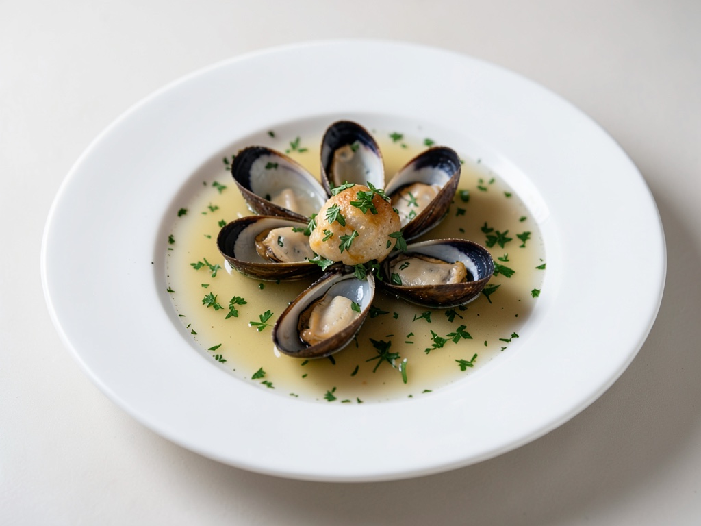 Cozze al vapore con vino bianco e erbe