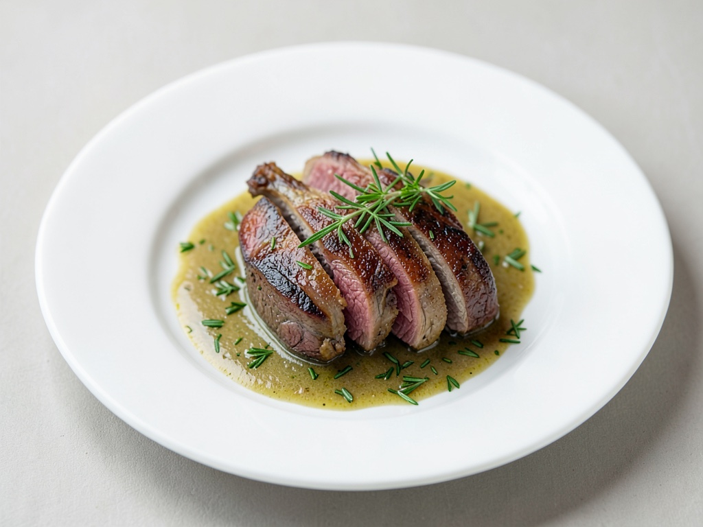 Côtelettes d'agneau tendres à la sauce estragon fraîche
