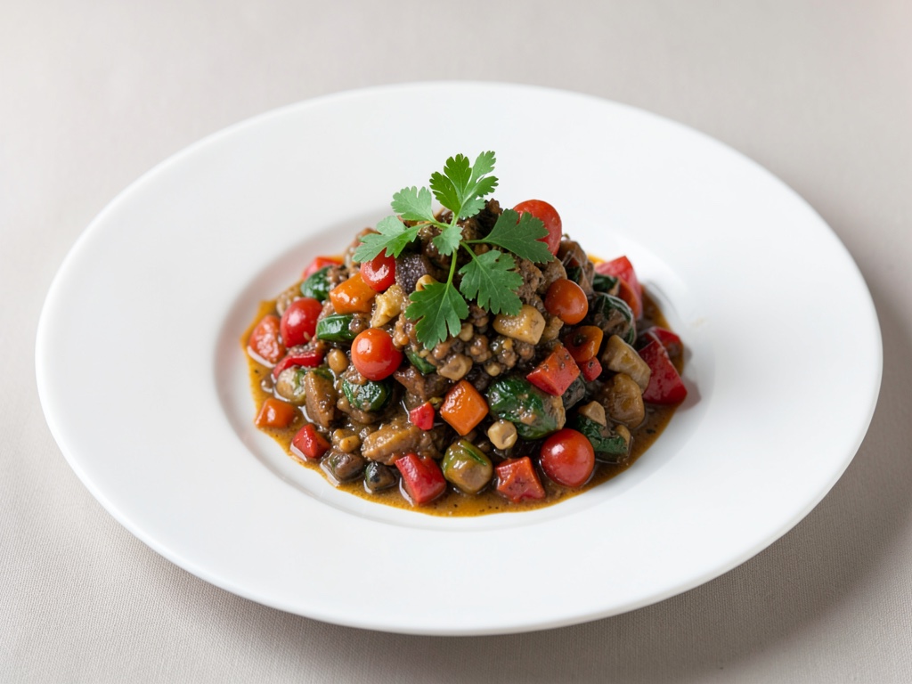 Herzhafte Minestrone mit frischer Kräutergarnitur