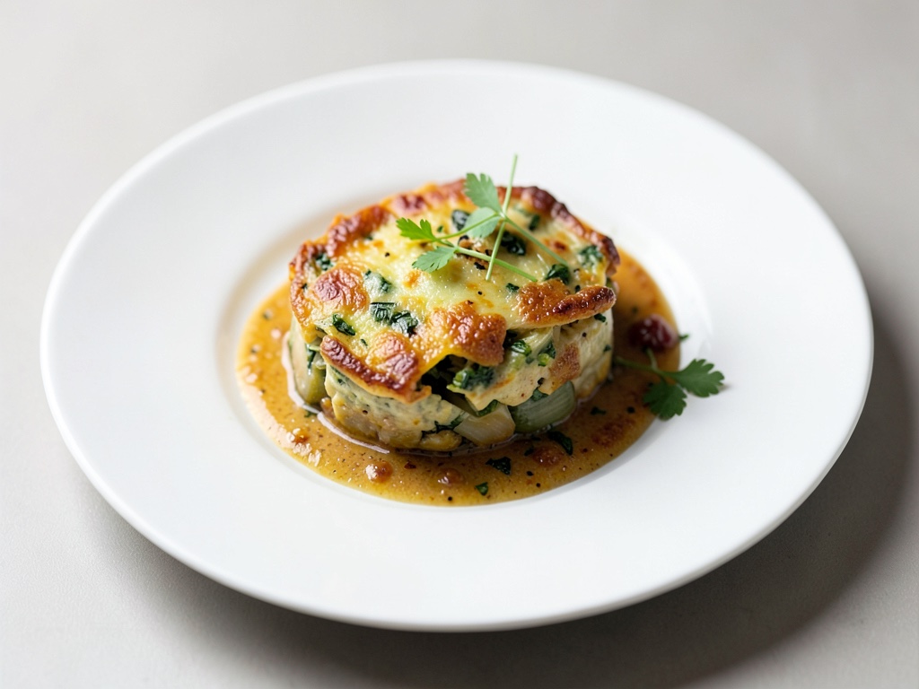 Gratin di mini cavolo rapa