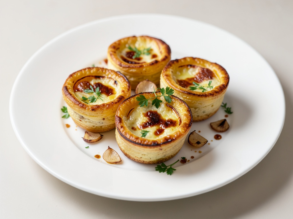 Mini-quiche con scalogno caramellizzato