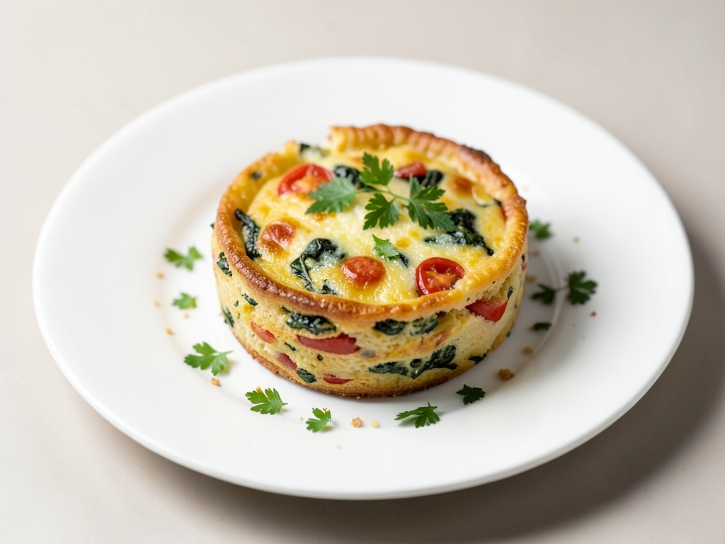 Piccole Quiche di Spinaci e Pomodori