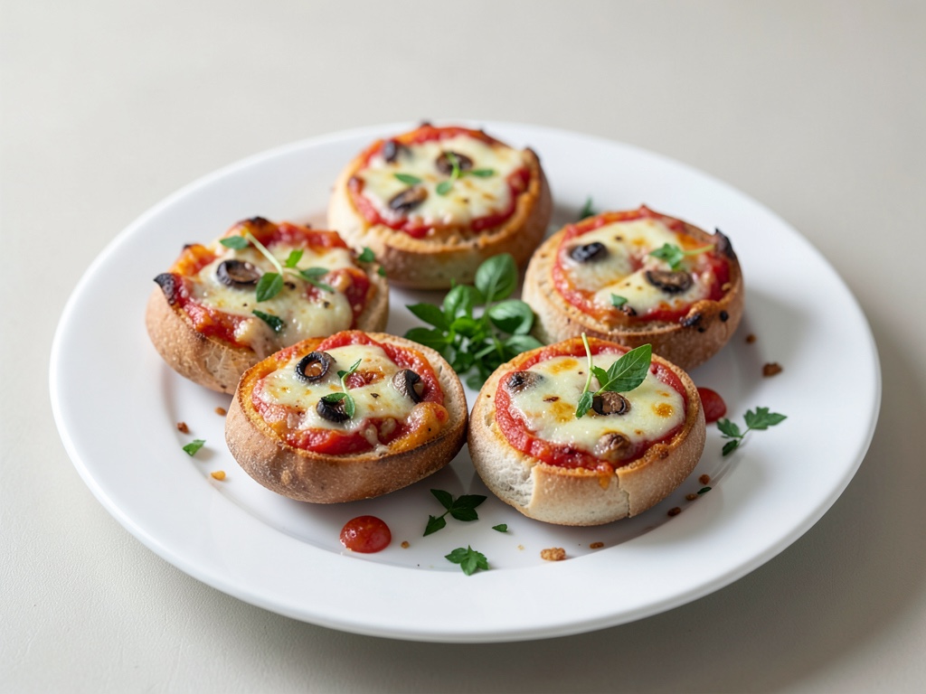 Mini-pizzas sur base de petits pains