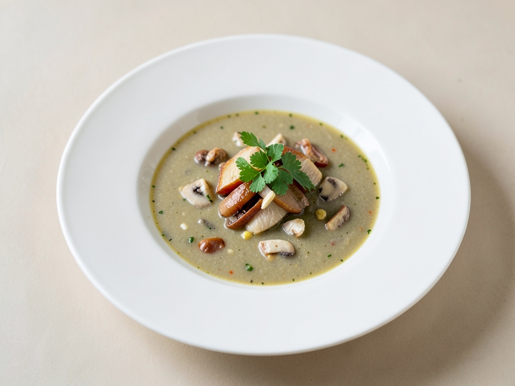 Sopa ligera de shiitake y miso