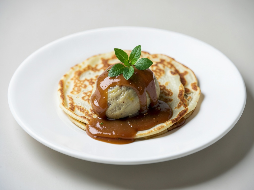 Crespelle di mela con salsa di sidro