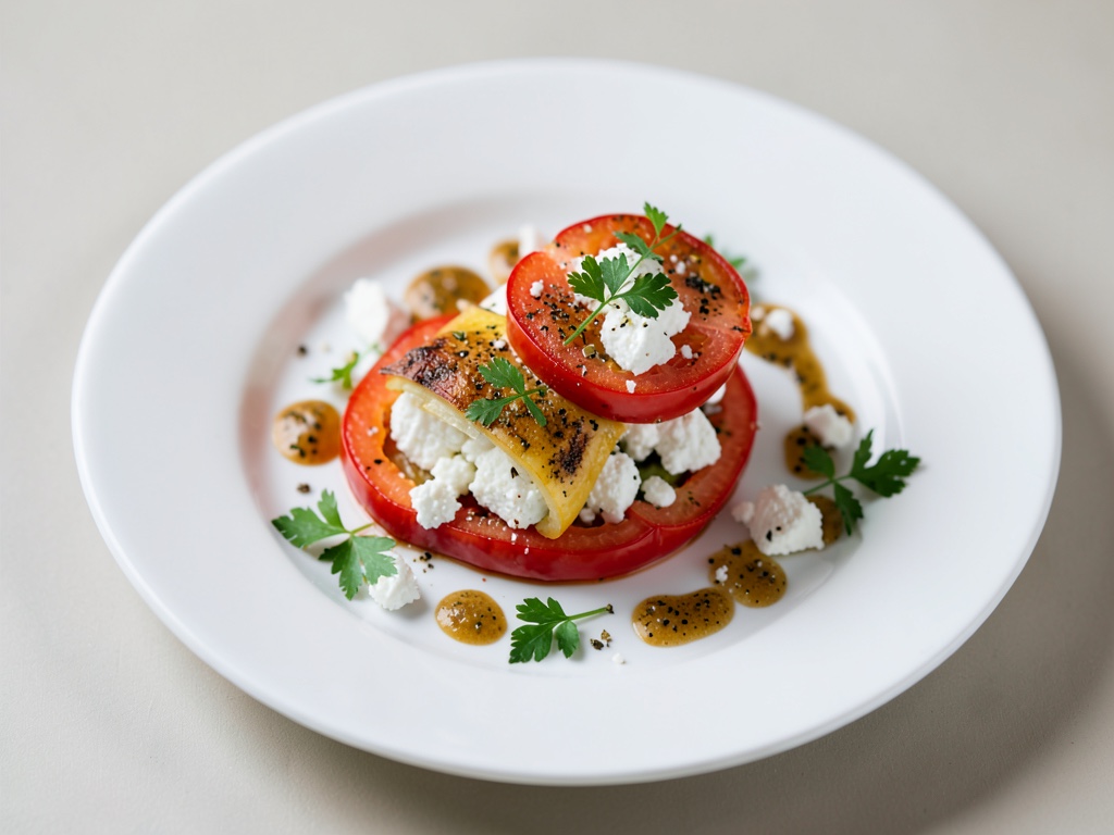 Poivrons frais farcis au feta