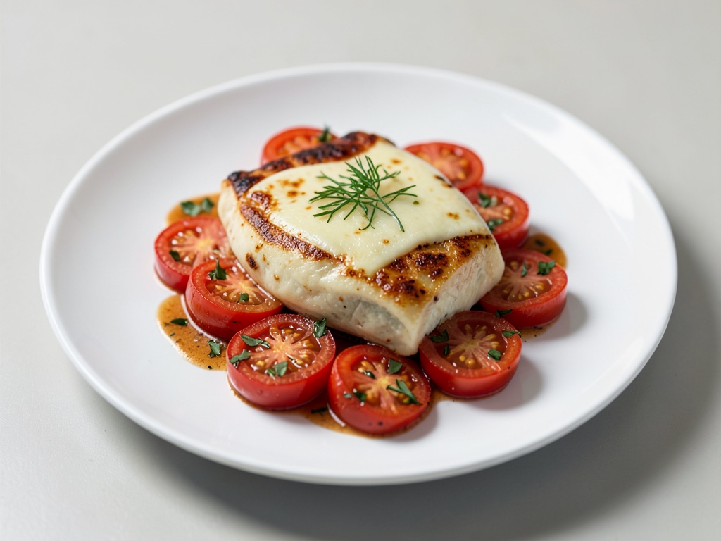 Pomodori gratinati con formaggio Jarlsberg