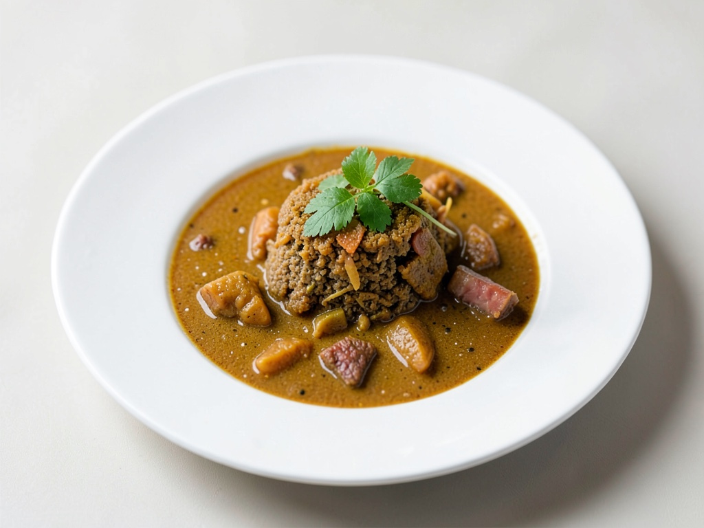 Curry tailandese con sostituto della carne