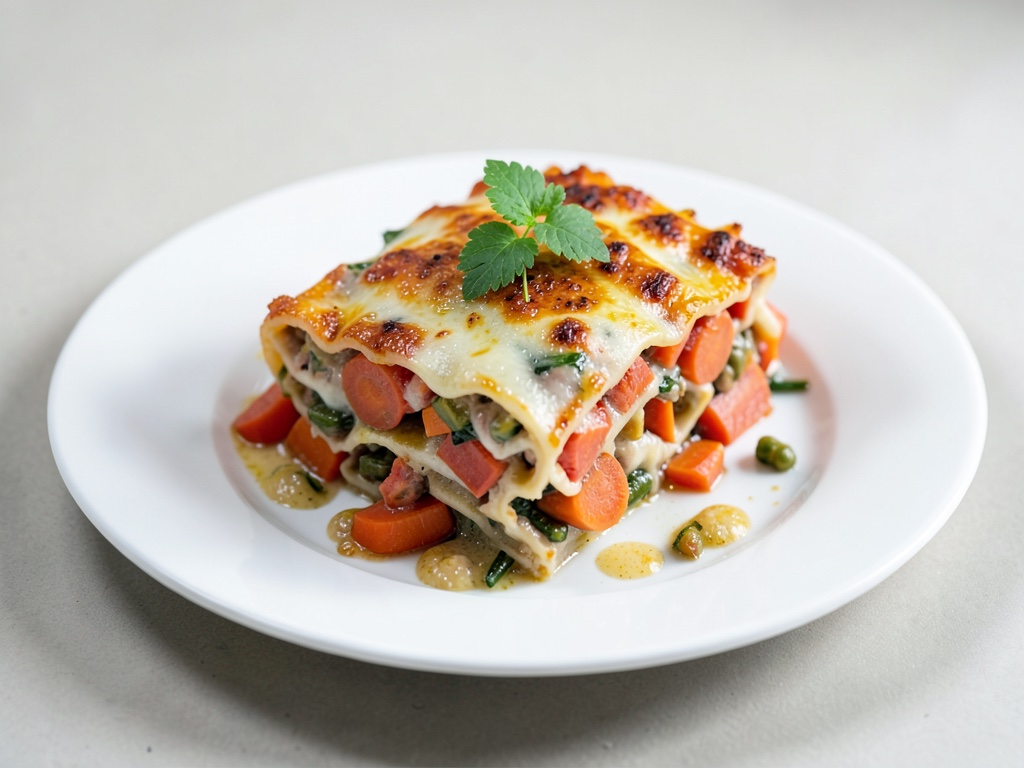 Gemüse-Lasagne aus Karotten