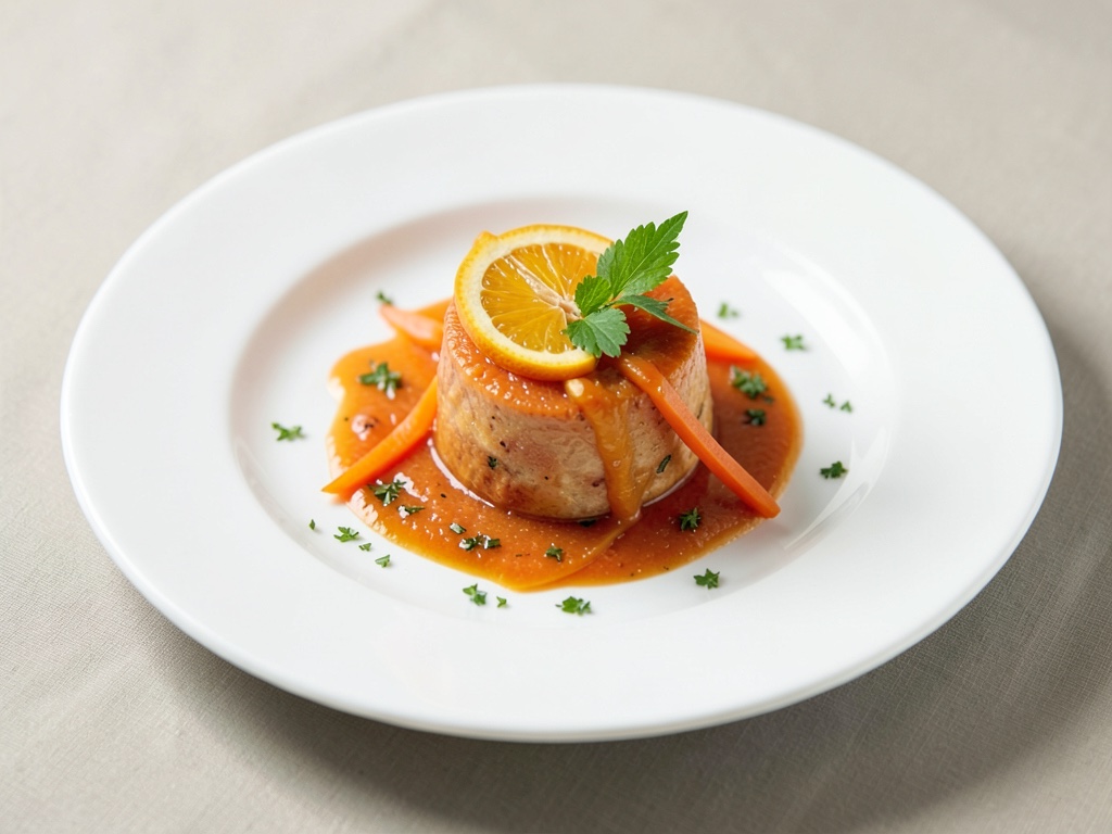 Jus frais de carottes et d'orange