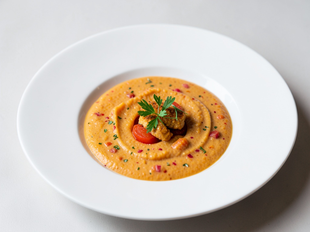 Soupe crémeuse aux carottes et à l'orange