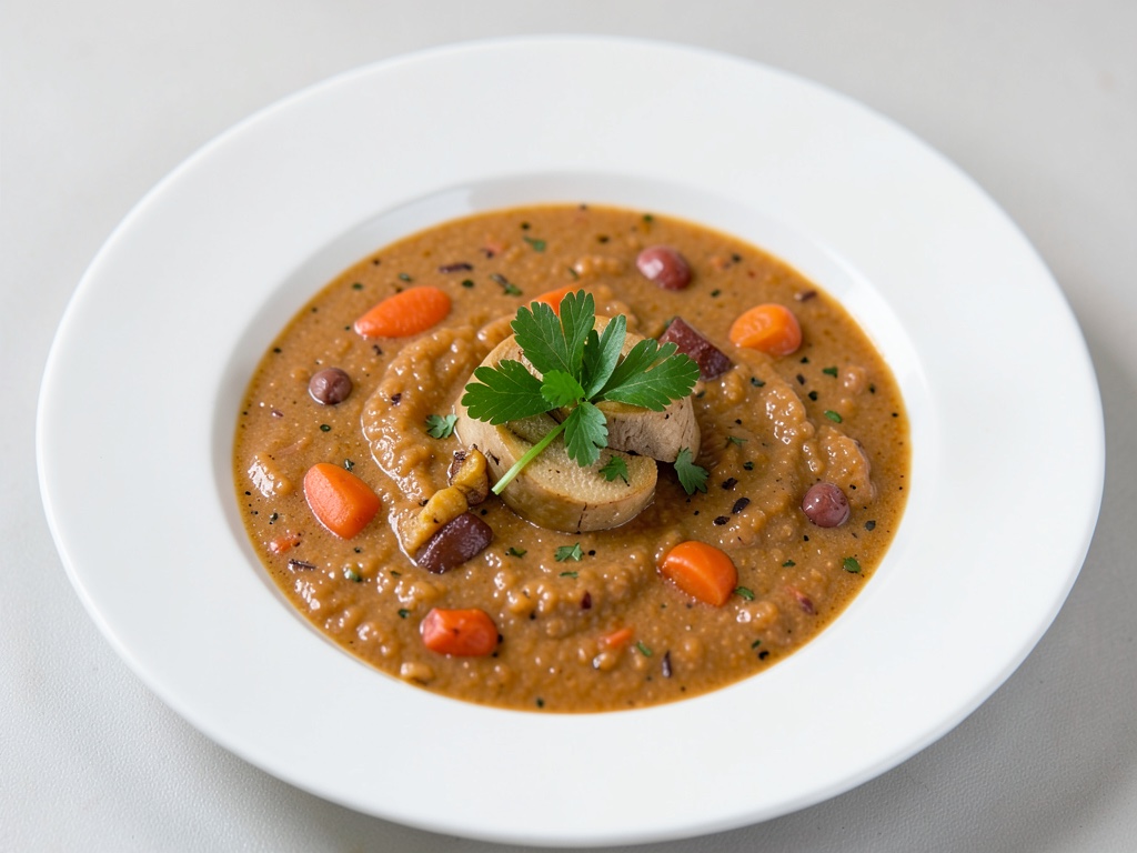 Sopa cremosa de zanahoria y boniato con jengibre