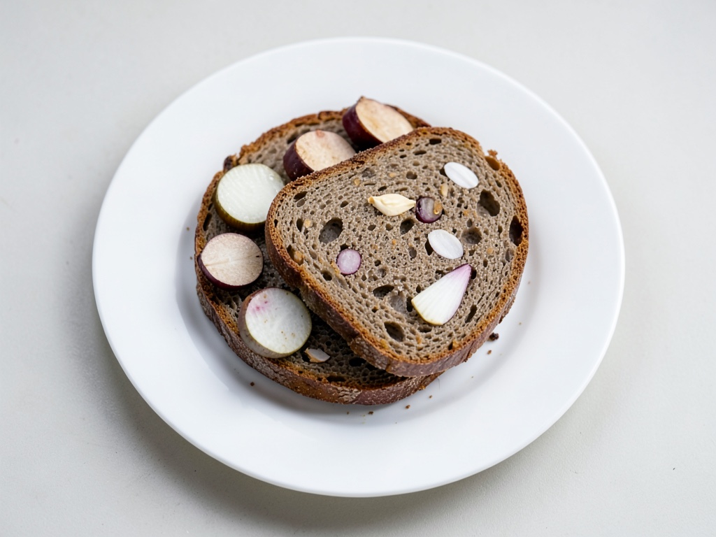 Pane di carote succoso con noci e semi