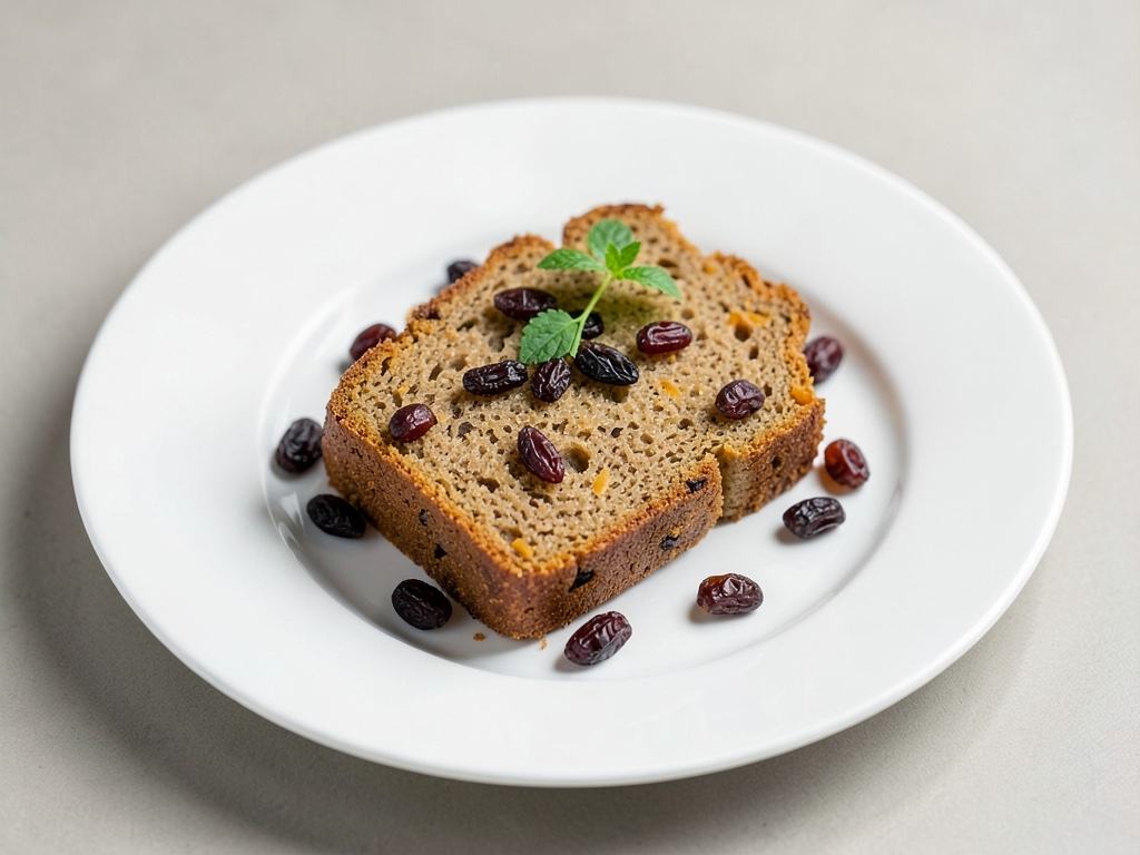 Pan de zanahoria jugoso con pasas