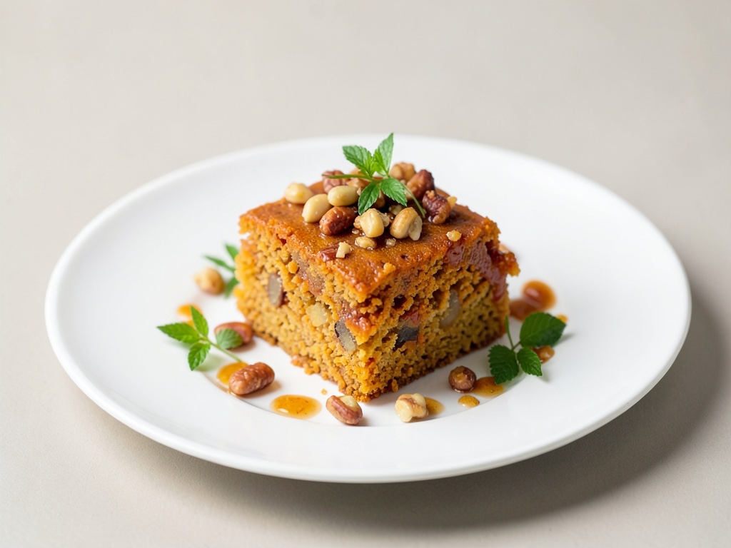 Saftiger Möhrenkuchen mit Nüssen
