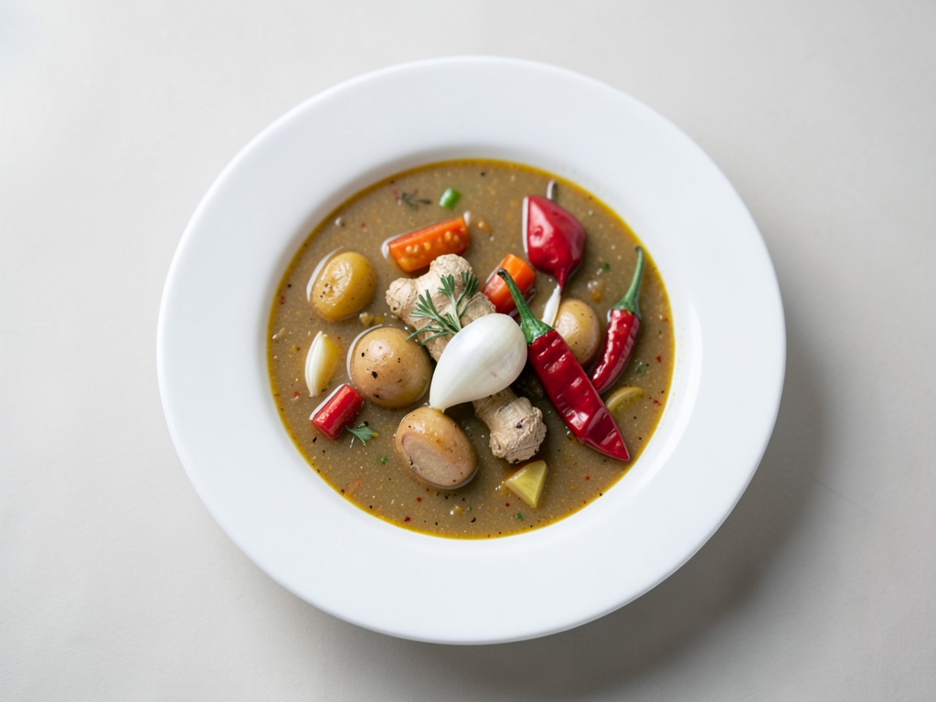 Cremige Möhrensuppe mit Ingwer und Chili