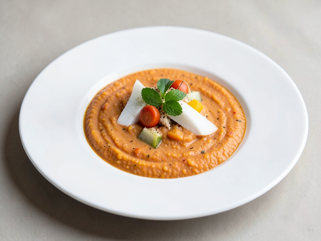 Cremige Möhrensuppe mit Kokos und Orange