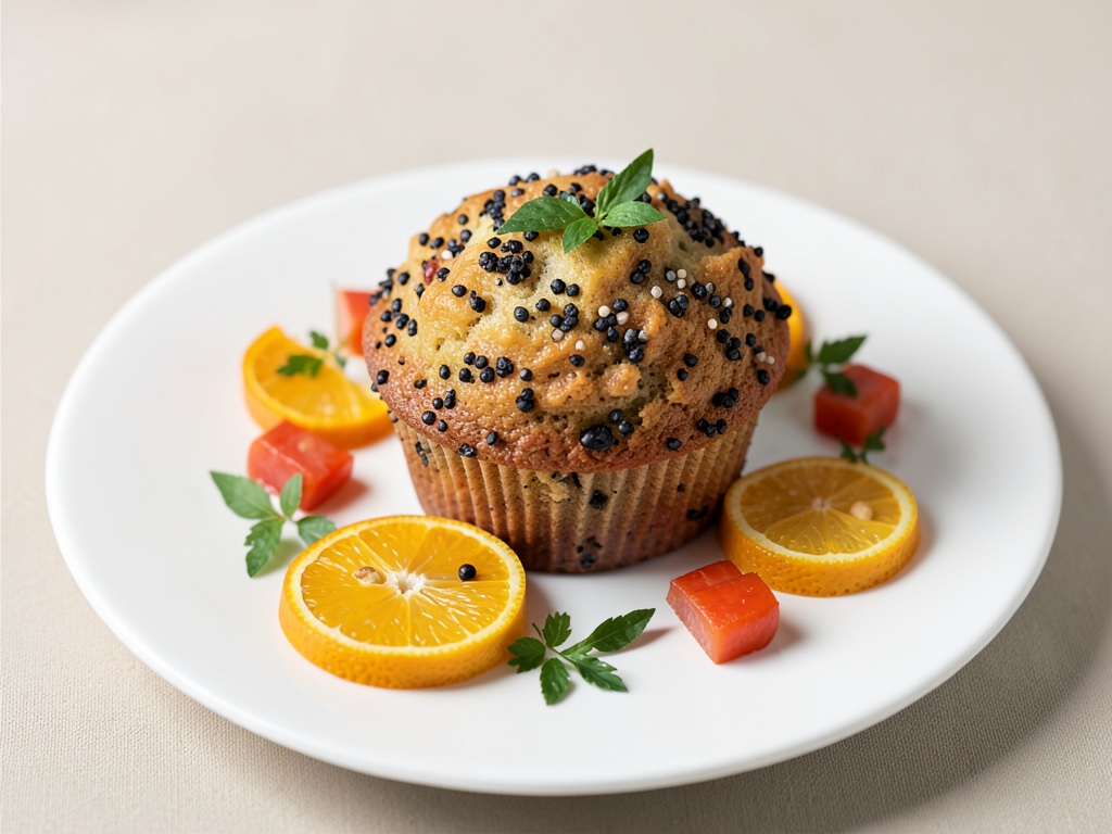 Mohn-Muffins mit Orange