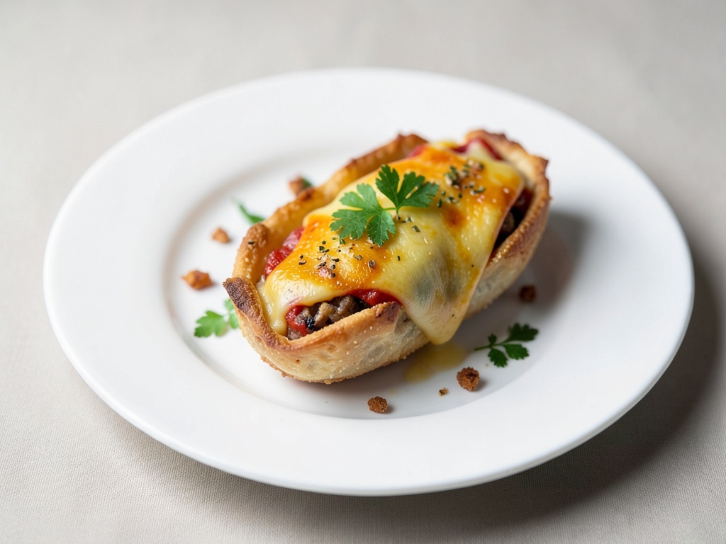 Barchette croccanti di pasta frolla al formaggio