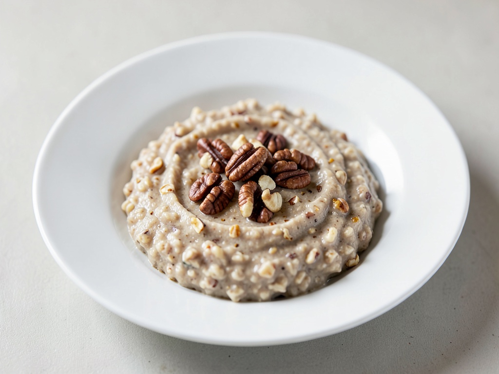 Muesli cremoso de avena con nueces