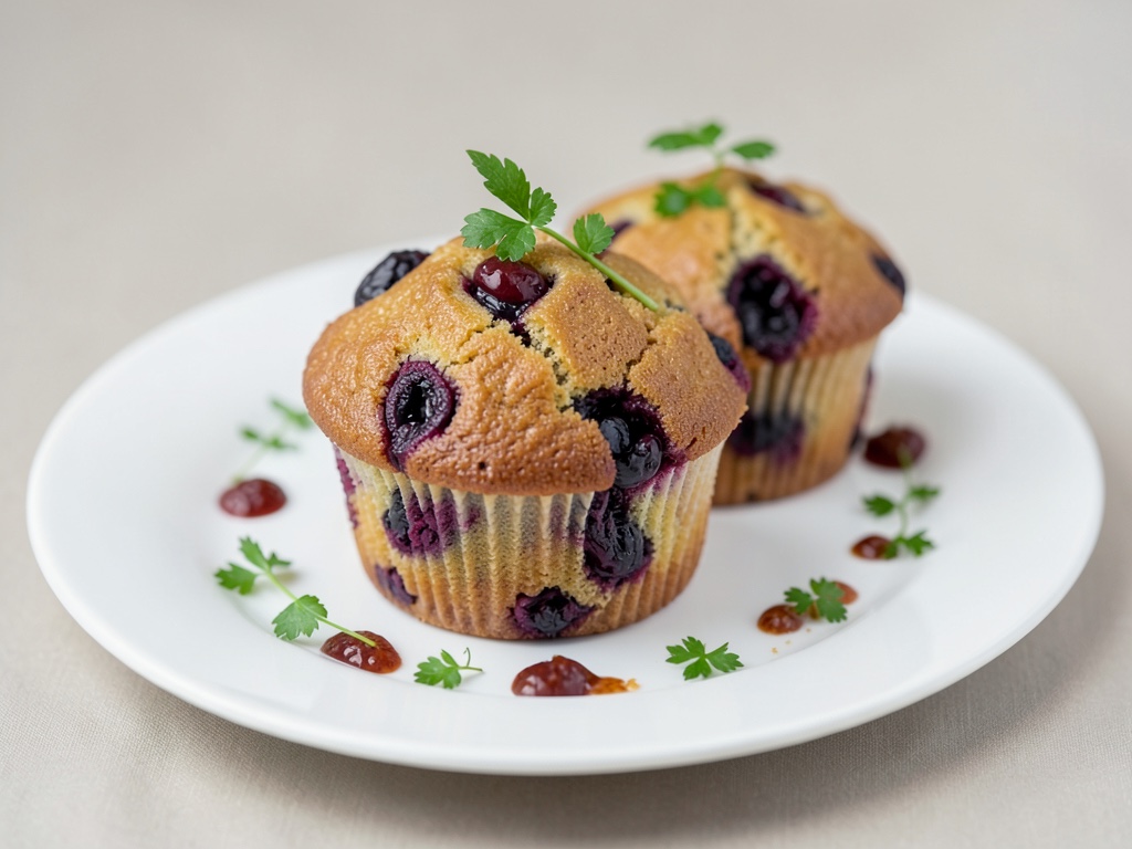 Saftige Blaubeer-Muffins