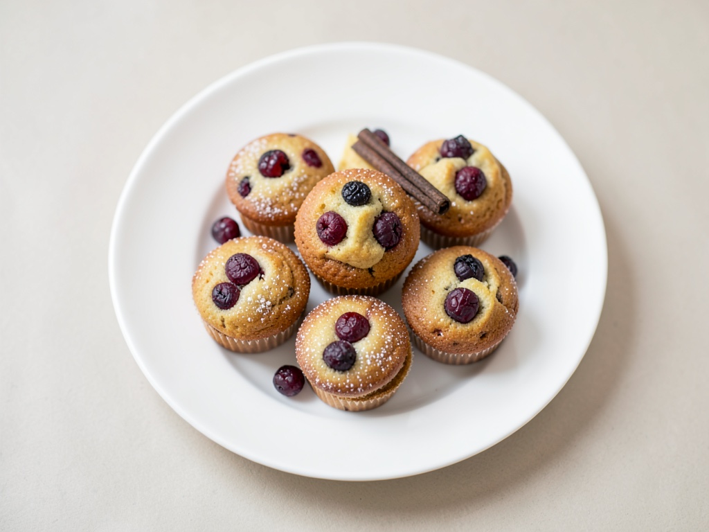 Muffin ai mirtilli rossi