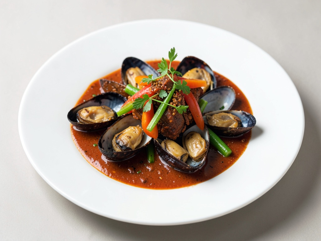 Conchiglie al pesce con salsa allo zafferano e vino