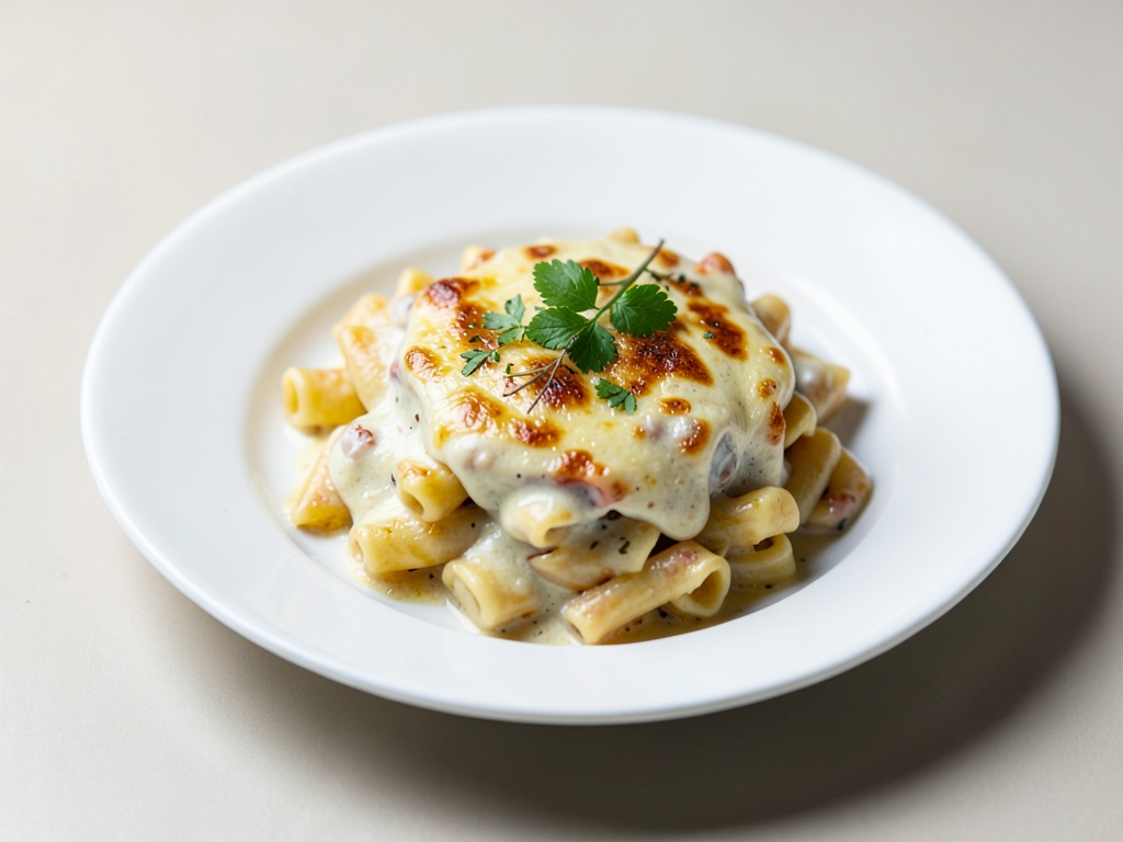 Cremige Muschelnudel-Gratin