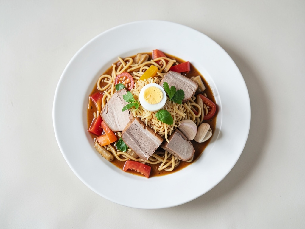 Nasi Goreng con uovo al tegamino
