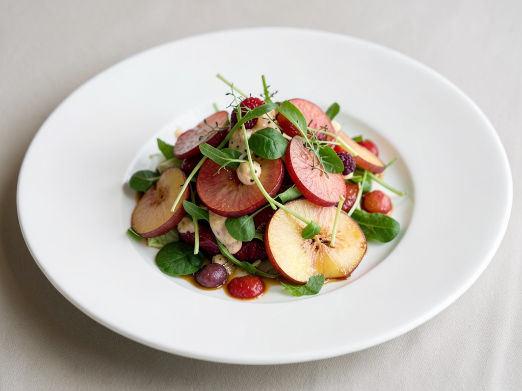 Insalata di Nectarine e Rose