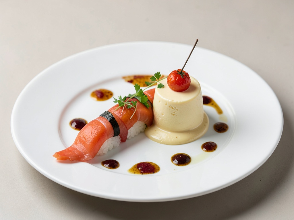 Sushi Nigiri con frittata al vapore