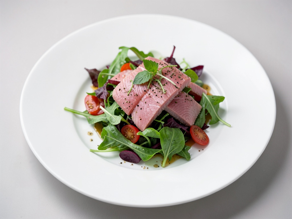 Insalata Nizza con filetto di tonno
