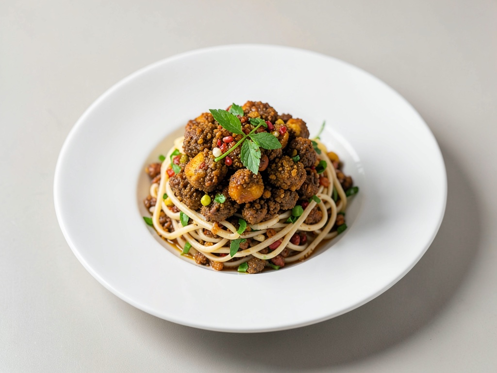 Falafel-Pasta-Auflauf