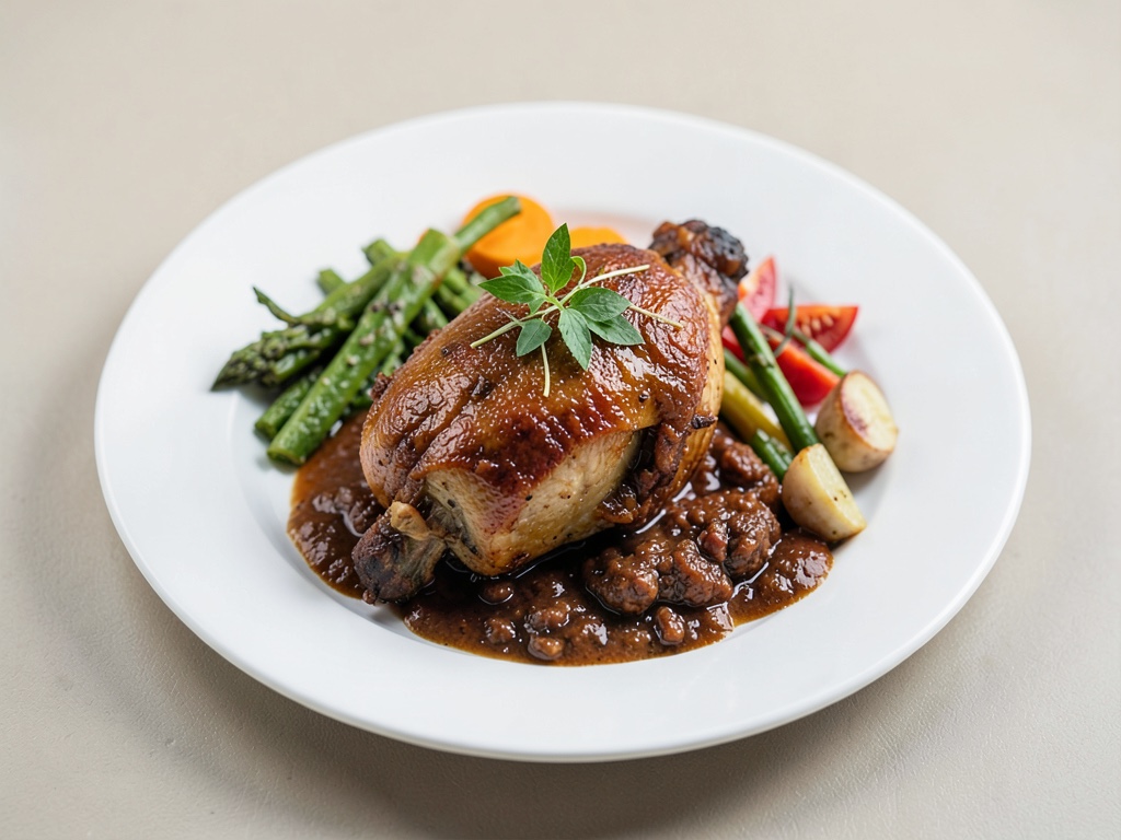 Pollo stufato nordafricano