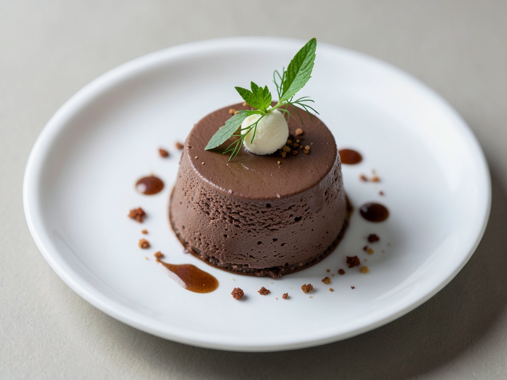 Fluffige Nougat-Schokoladenmousse