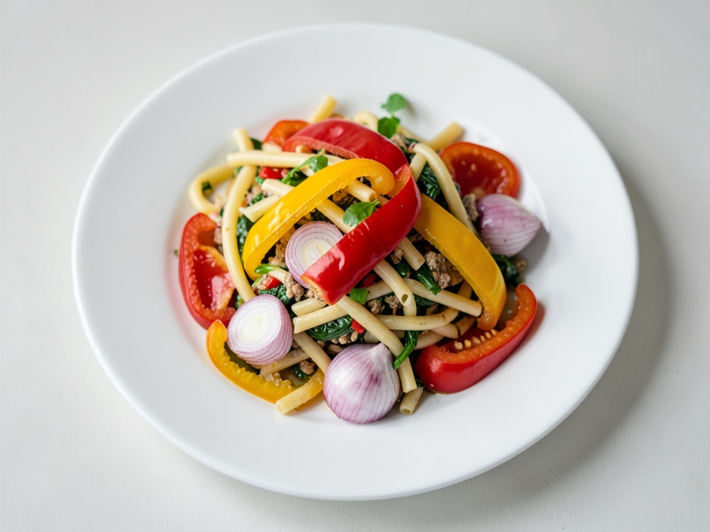 Nudel-Gemüsesalat