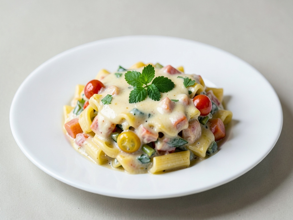 Cremiger Fisch-Nudel-Auflauf mit Gemüse