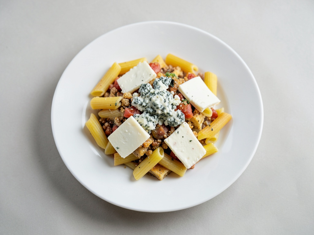 Cremiger Gorgonzola-Nudel-Auflauf