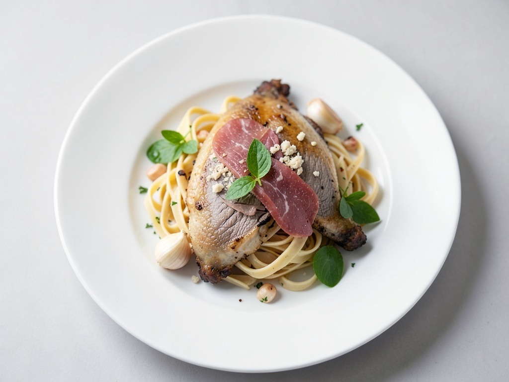 Kreative Hähnchenleber-Pasta mit Salbei