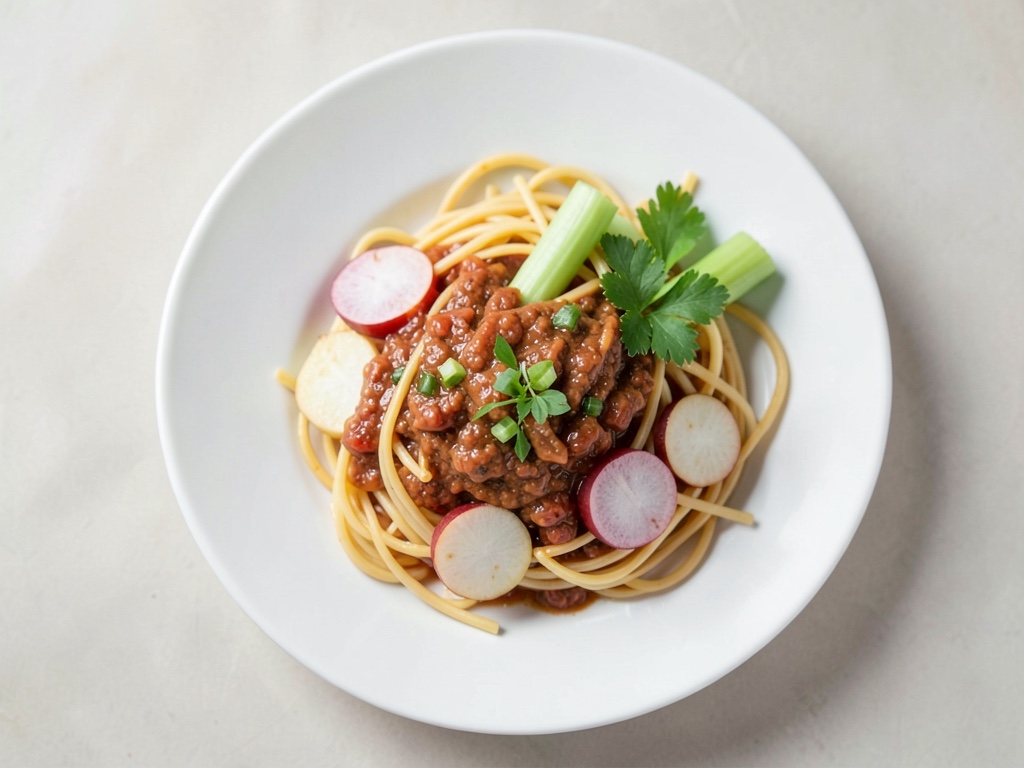 Nudeln mit Gemüsesauce