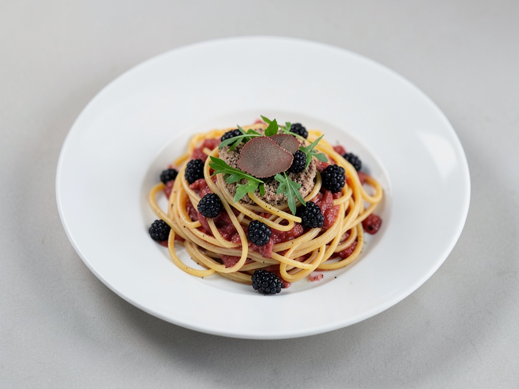 Spaghetti mit Kaviar und Trüffel