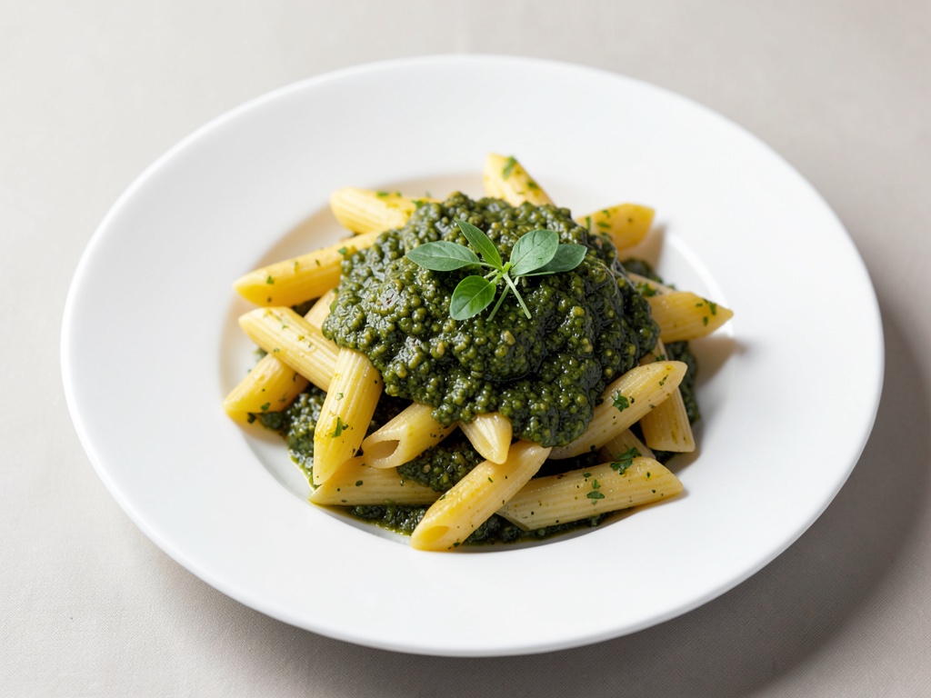 Penne mit frischem Pesto