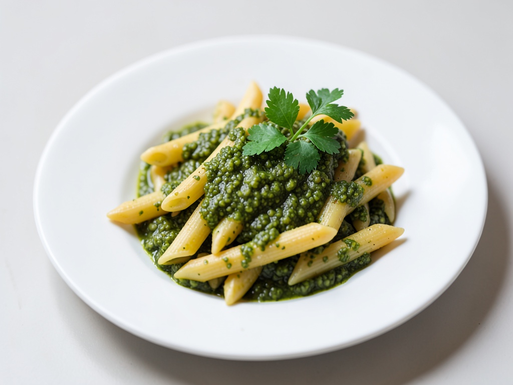 Penne mit frischem Pesto