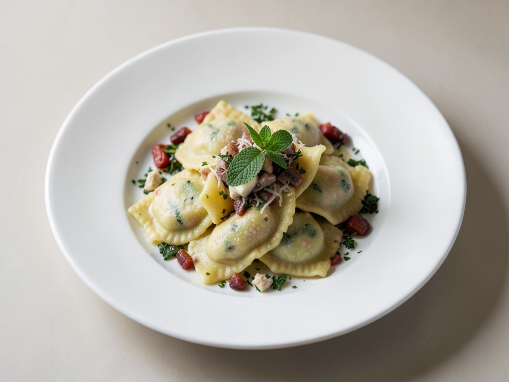 Hausgemachte Ravioli mit Salbei-Butter