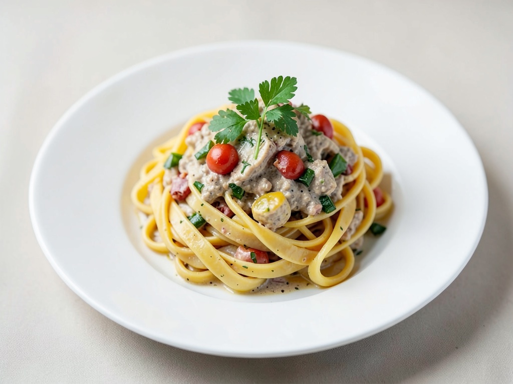 Schnelle Thunfisch-Pasta mit Zitrone