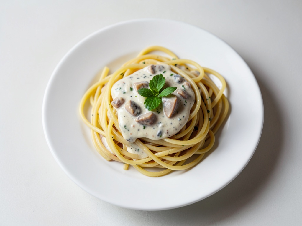 Cremige Spaghetti mit Thunfisch