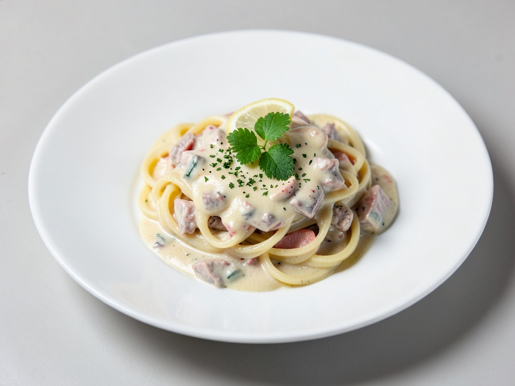 Cremige Thunfisch-Nudeln mit Zitronen-Meerrettich