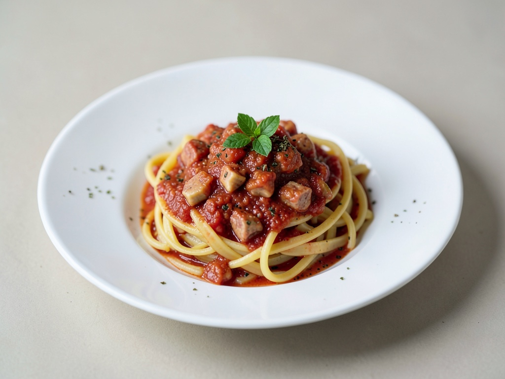 Kreative Nudeln mit Thunfisch-Tomaten-Guss
